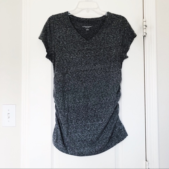 Liz Lange for Target Tops - Liz Lange maternity v-neck tee in heather grey